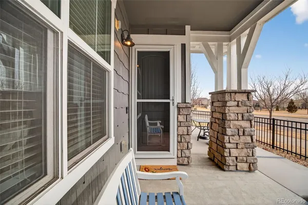 a view of outdoor space and deck
