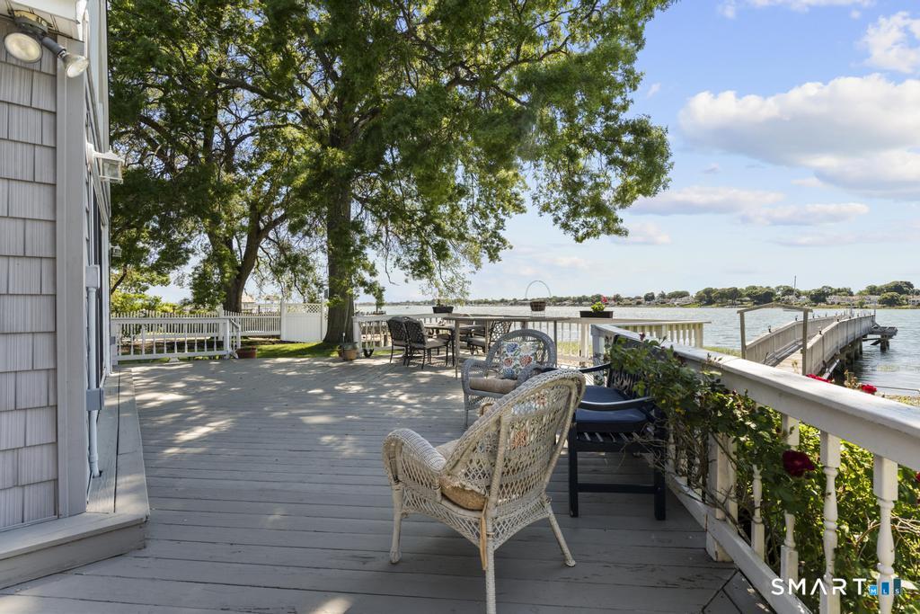 101 Edgemont Road Milford, CT 06460 - Photo 1 of 24 Back deck over looking the river