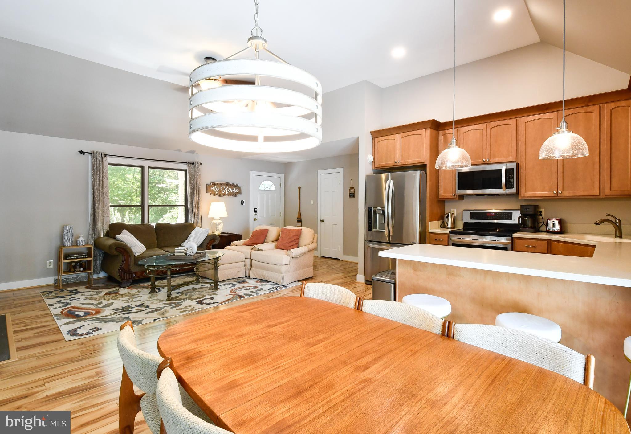 35 Tomahawk Circle Mineral, VA 23117 - Photo 18 of 25 a living room with furniture a fireplace and a chandelier