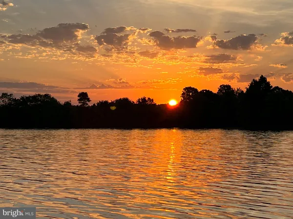 a view of sunset
