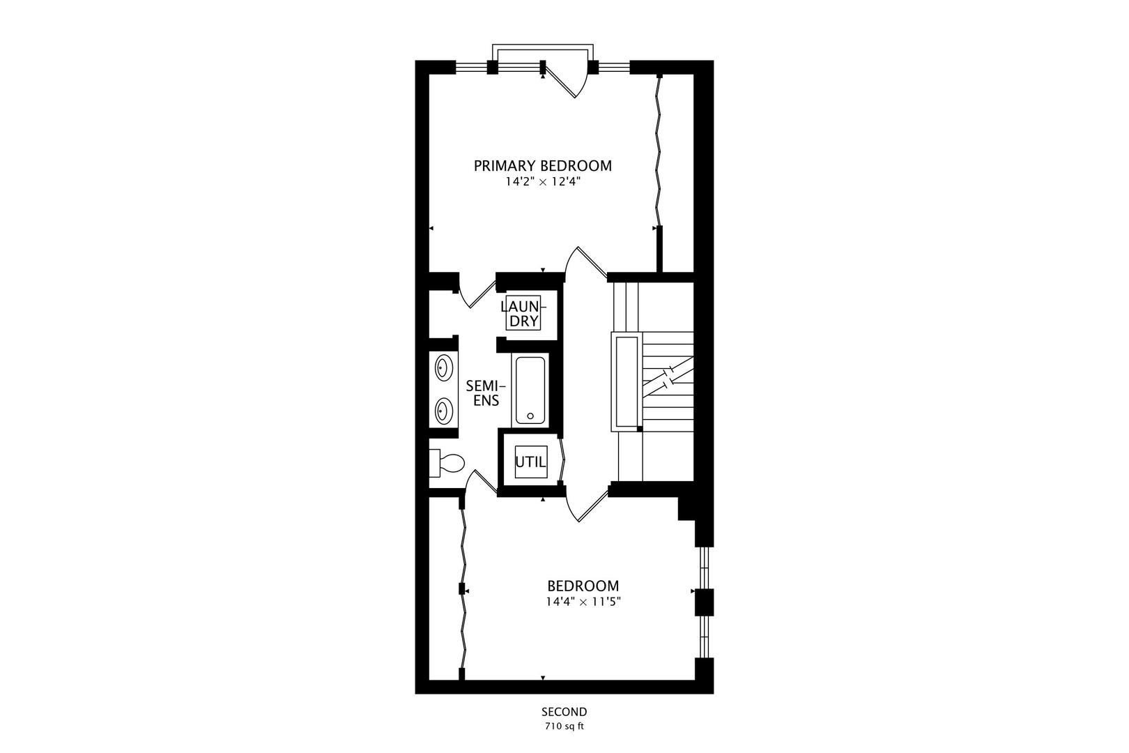 3442 North Damen Avenue, Unit 3 Chicago, IL 60618 - Photo 33 of 34 a picture of a bench in front of a door