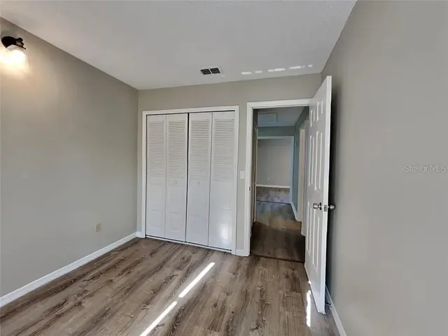 wooden floor in an empty room