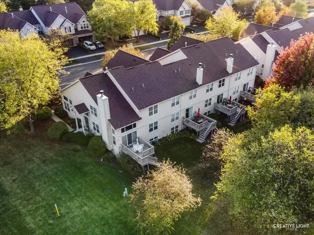 a view of building with yard