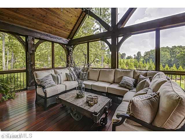 8488 Haw River Road Oak Ridge, NC 27310 - Photo 9 of 16 Enclosed Porch.
