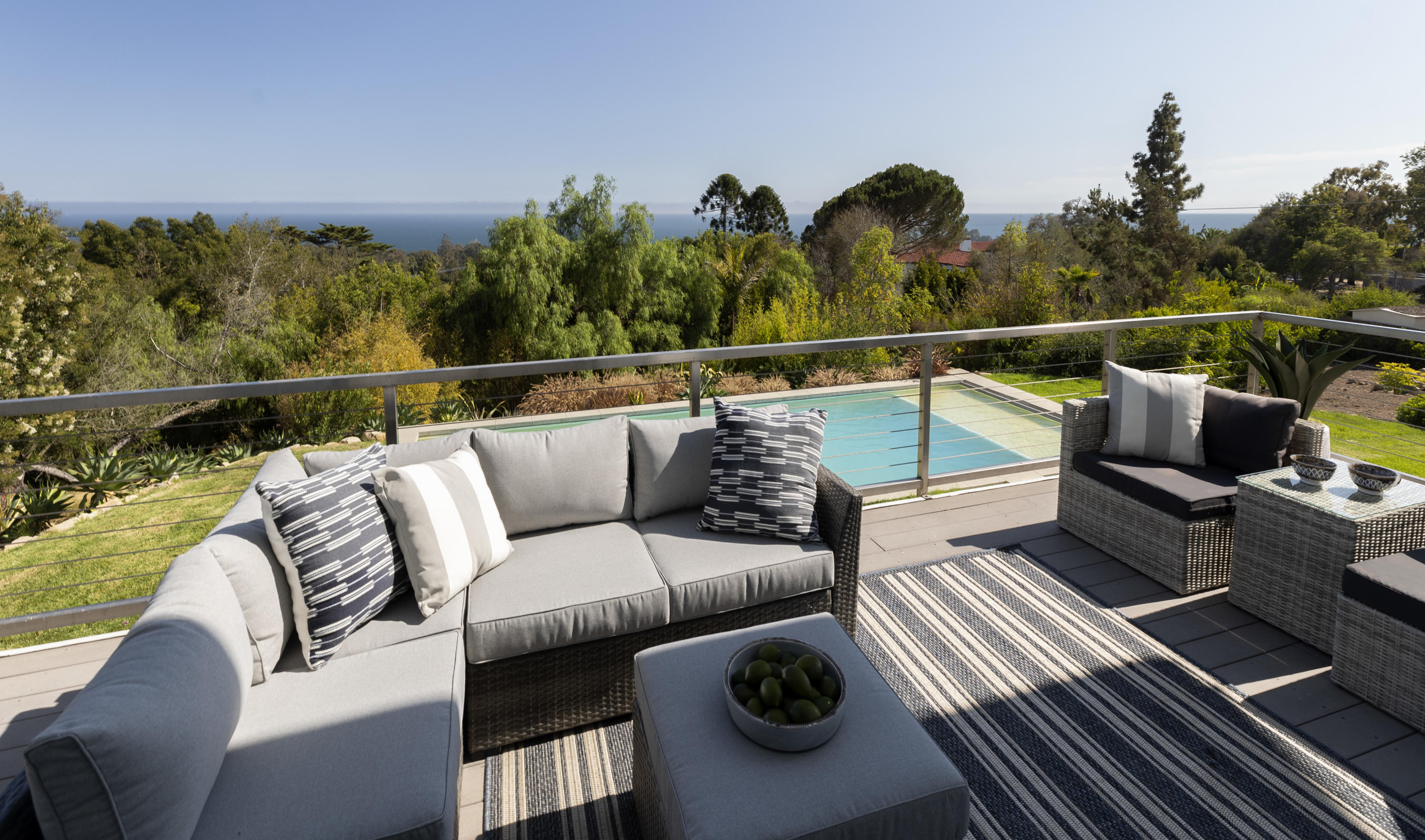 1123 Glenview Road Montecito, CA 93108 - Photo 16 of 21 Downstairs Deck