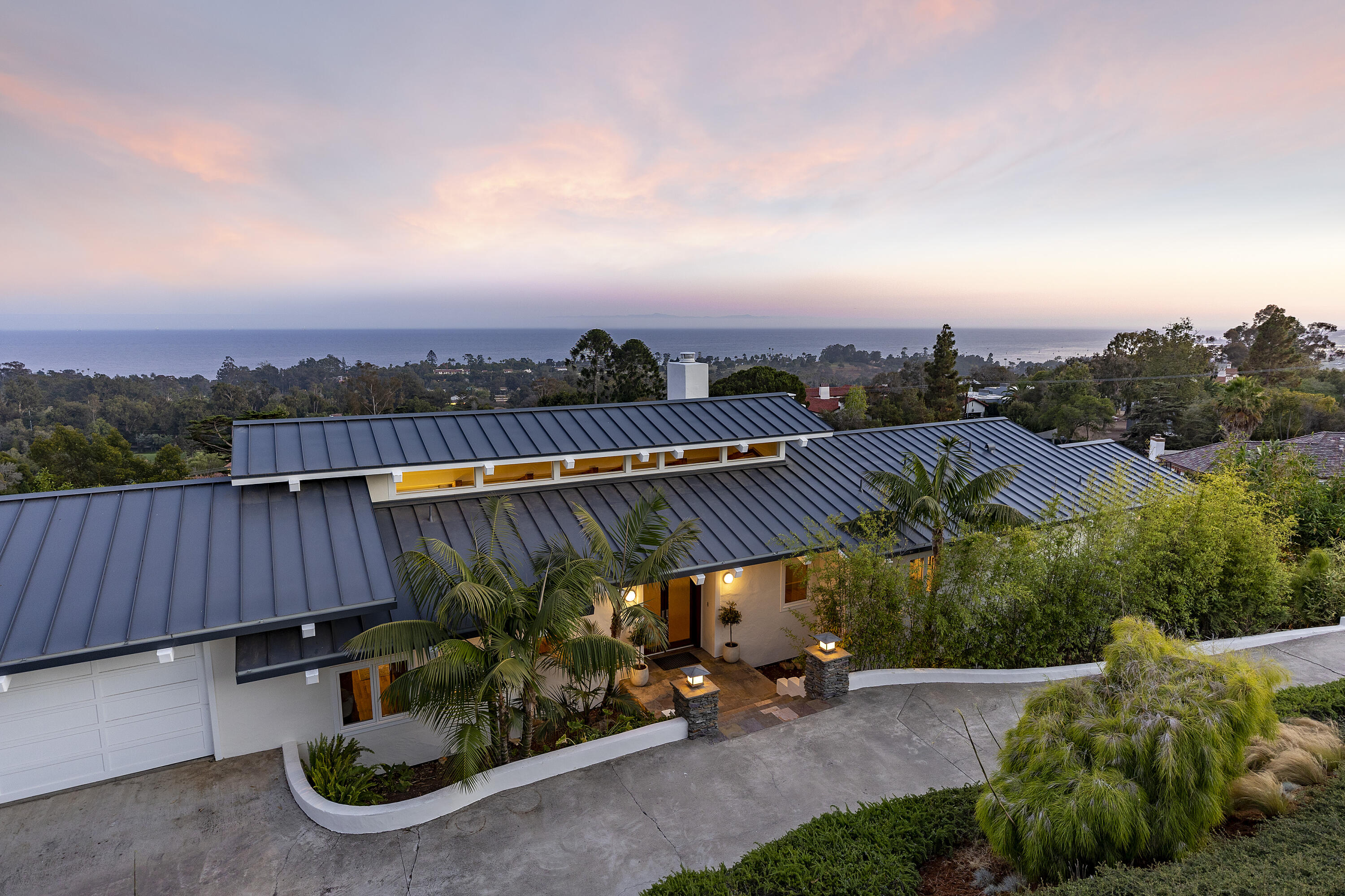 1123 Glenview Road Montecito, CA 93108 - Photo 2 of 21 Front Exterior Twilight