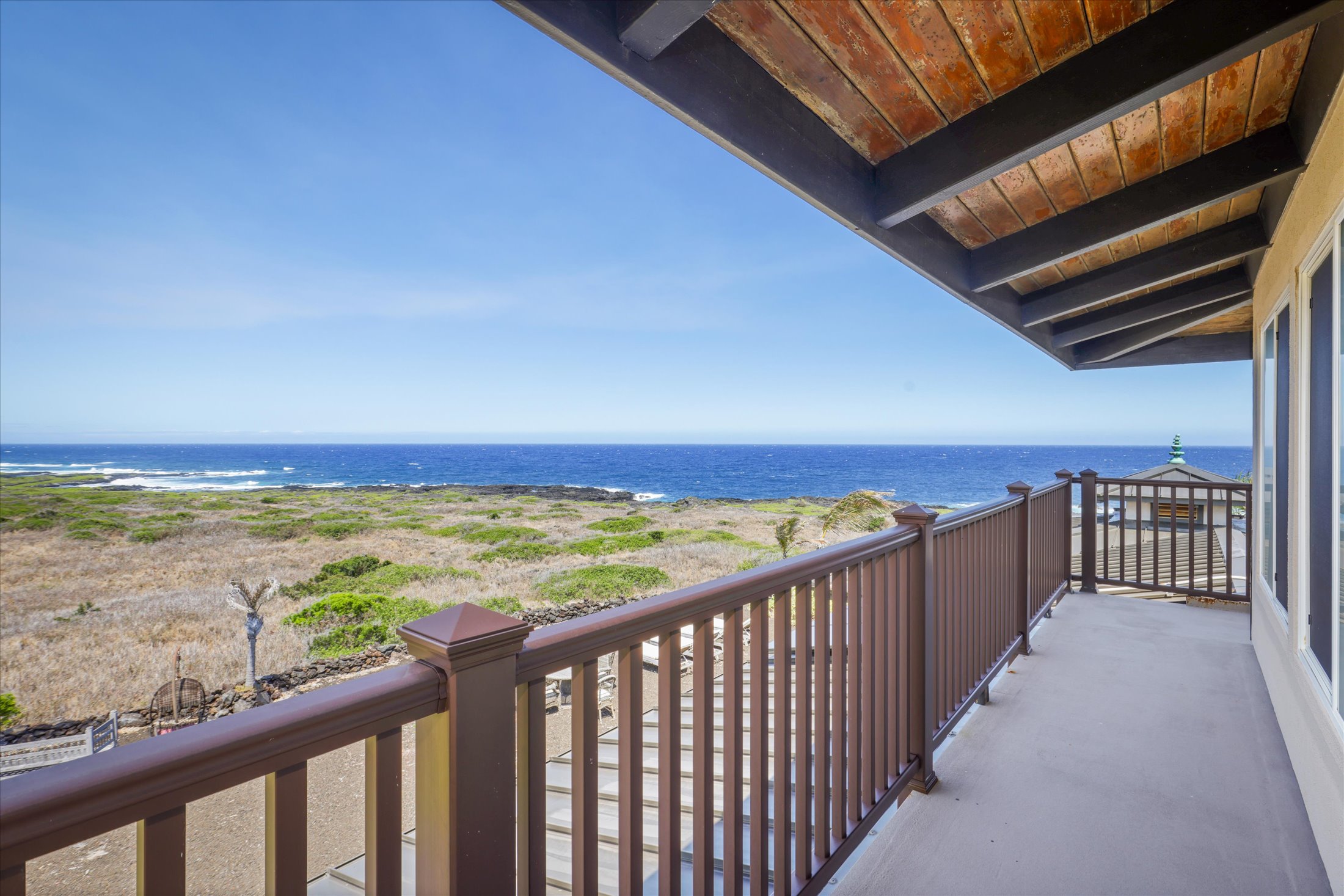 95-4667 Hawaii Belt Road Naalehu, HI 96772 - Photo 30 of 30 a view of ocean from a balcony