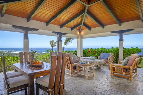 a outdoor space with furniture