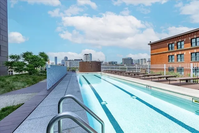 a view of a city from a balcony