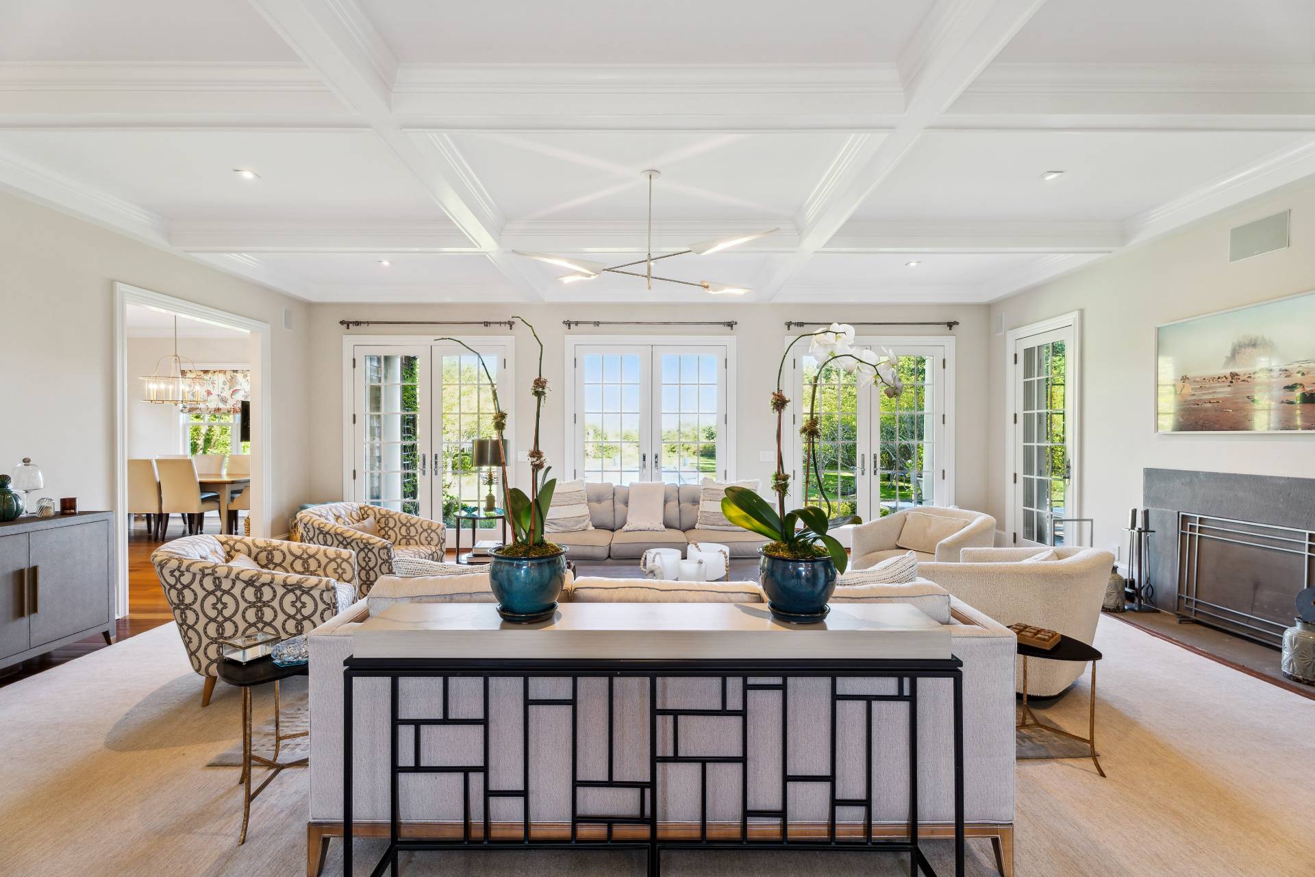 25 Jordan Drive Water Mill, NY 11976 - Photo 7 of 43 a view of a dining room with furniture window and outside view