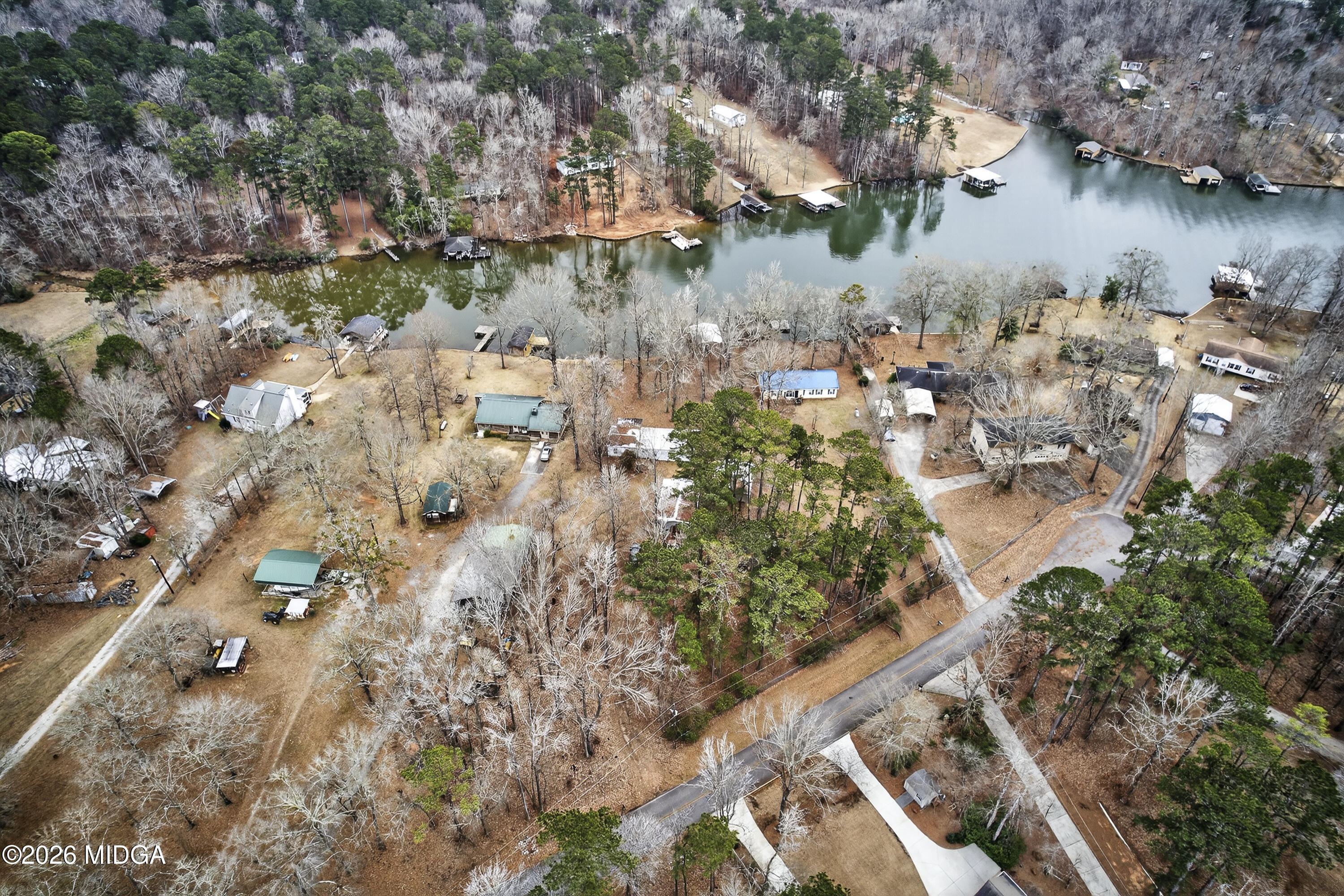 109 Cold Branch Lane Eatonton, GA 31024 - Photo 7 of 35 an aerial view of a city with lots of residential buildings