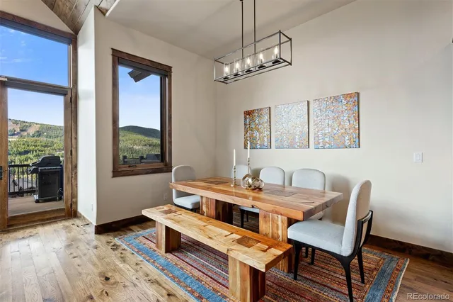 a room with furniture and windows