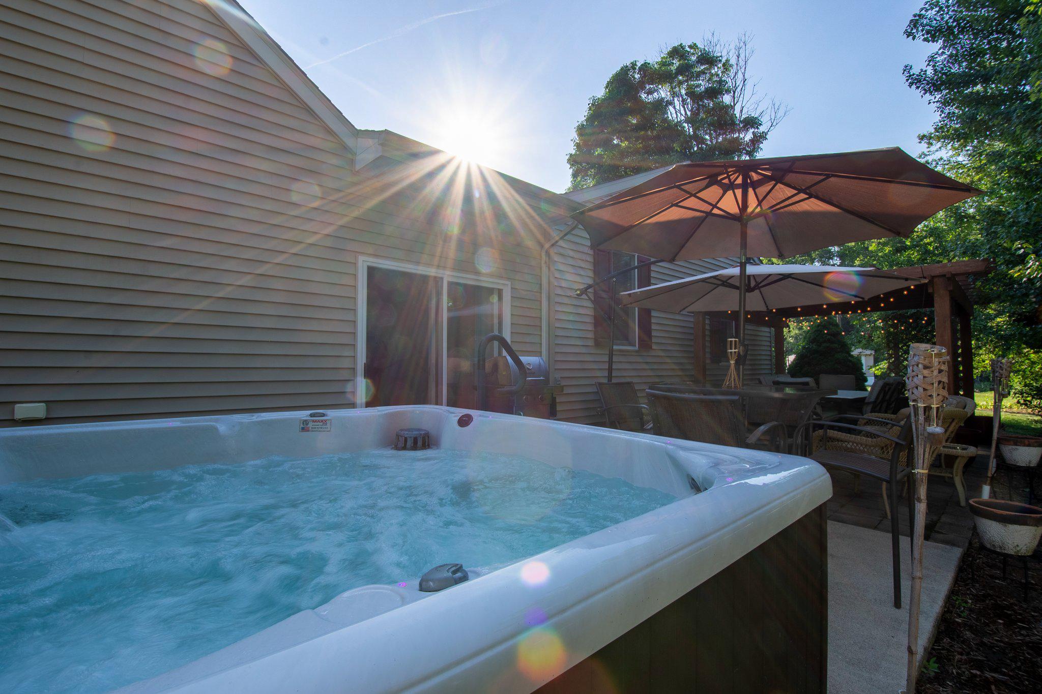 2148 Marshyhope Road Felton, DE 19943 - Photo 29 of 31 Sunlit oasis with a relaxing hot tub.