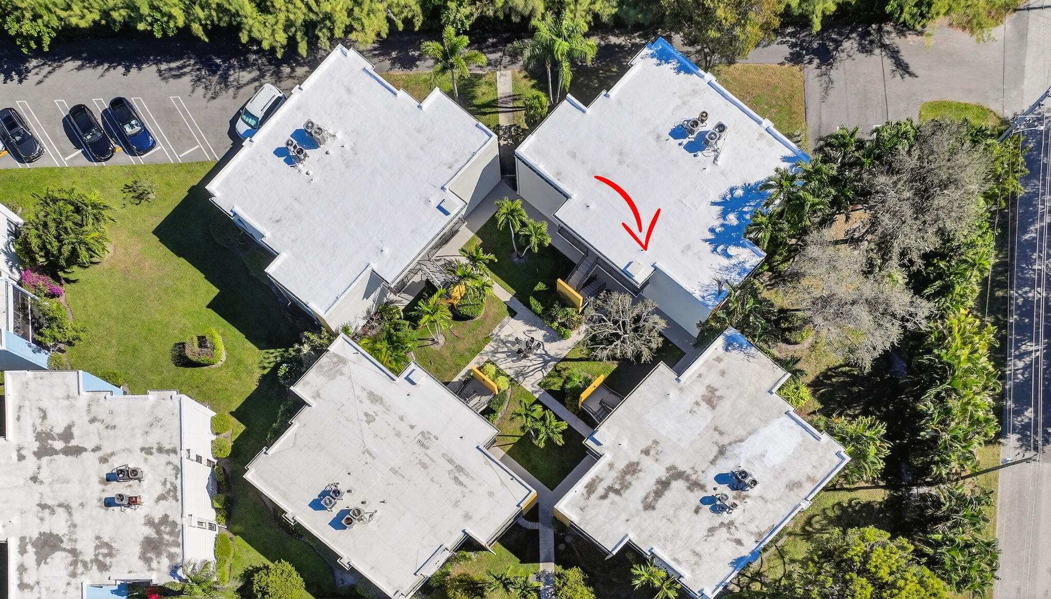 501 Dotterel Road, Unit 26B Delray Beach, FL 33444 - Photo 41 of 48 an aerial view of a house with a yard