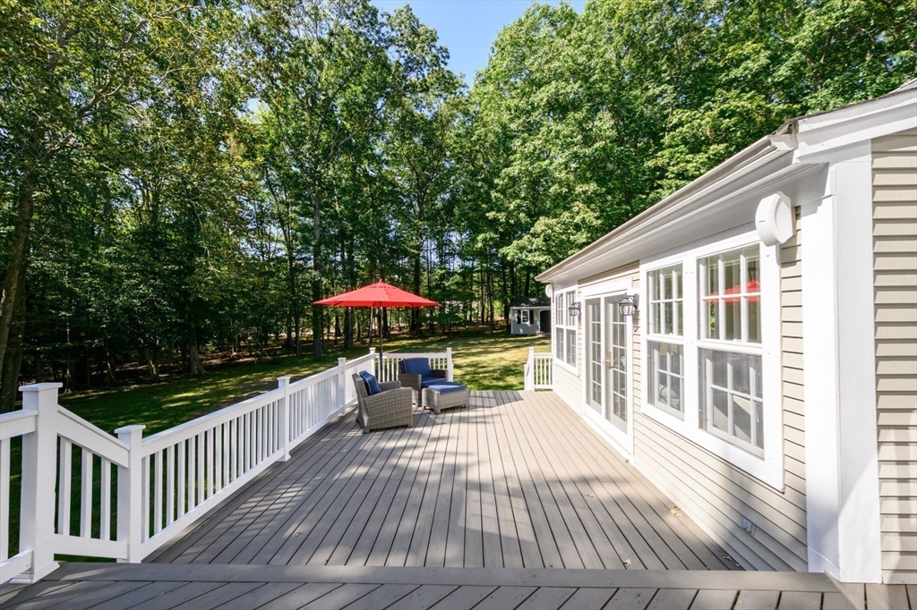451 Main Street Norwell, MA 02061 - Photo 27 of 31 a view of balcony with wooden floor and outdoor seating