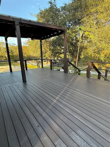 a view of an outdoor space with seating