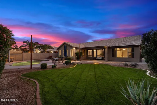 a view of house with outdoor space and entertaining space