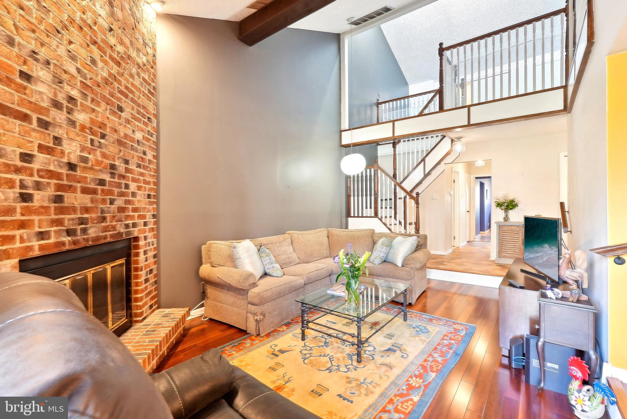 295 Uxbridge Cherry Hill, NJ 08034 - Photo 14 of 38 Living Room With Beam Ceiling