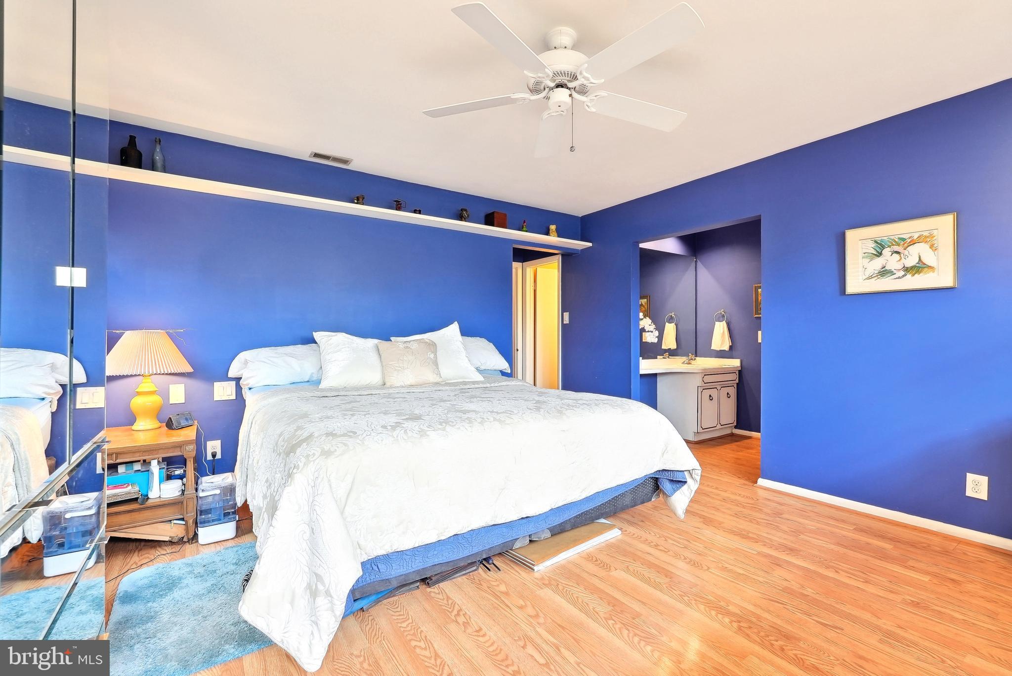 295 Uxbridge Cherry Hill, NJ 08034 - Photo 28 of 38 Main Level Primary Bedroom Laminate Flooring