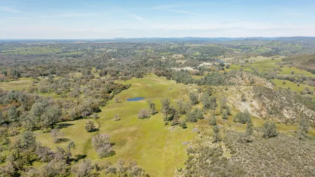 a view of city and mountain
