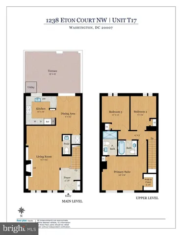 $1,450,000 | 1238 Eton Court Northwest, Unit T17, Washington, DC 20007