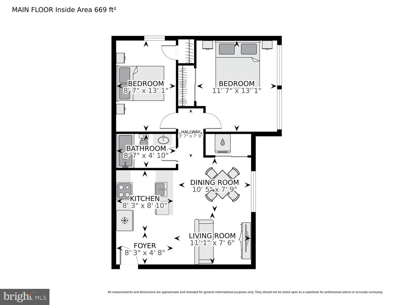 1102 Staples Street Northeast, Unit 301 Washington, DC 20002 - Photo 23 of 23 Charming layout for cozy living.