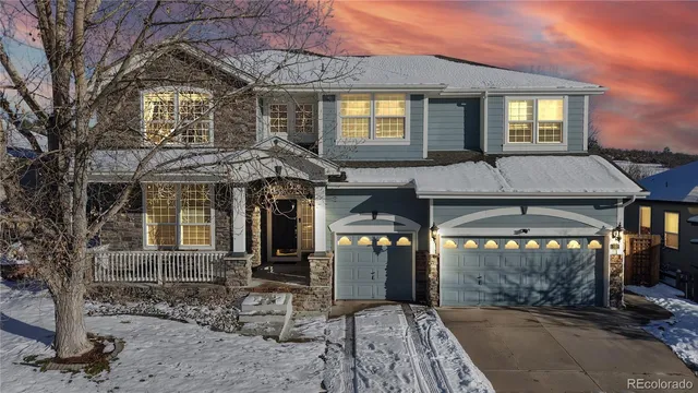a front view of a house with a porch