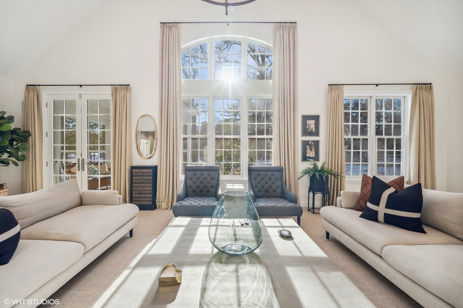 72 Woodley Road Winnetka, IL 60093 - Photo 17 of 65 a living room with furniture and a large window