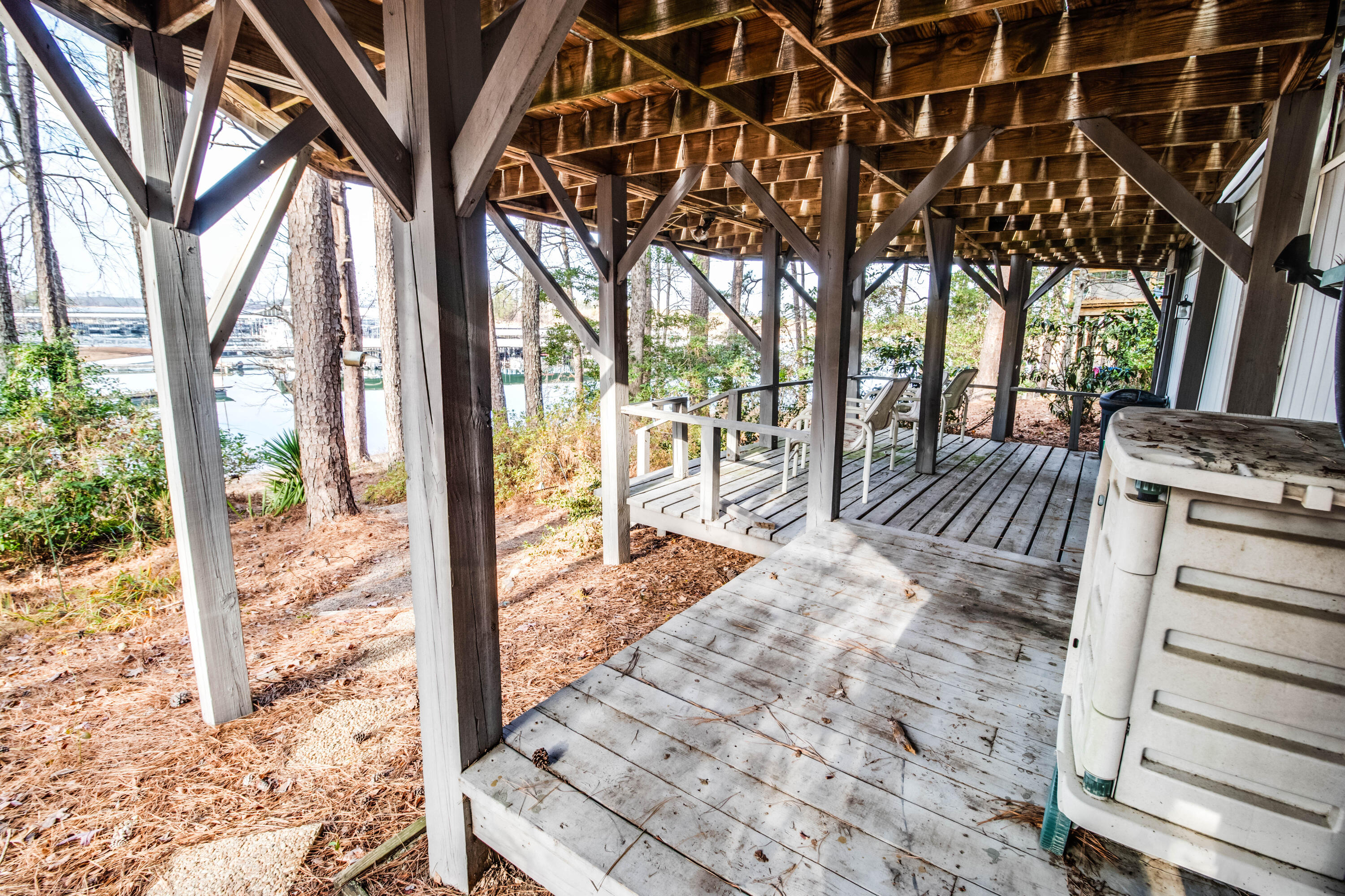 4009 Harbor Point Road Appling, GA 30802 - Photo 31 of 51 Deck underneath/storage room attached