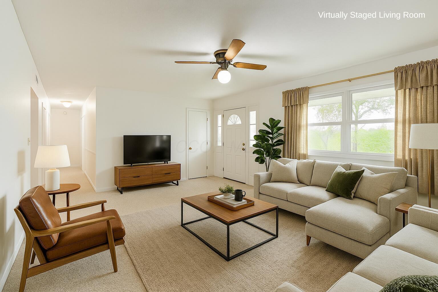 627 Russ Road Jackson, OH 45640 - Photo 17 of 41 16.1 Virtually Staged Living Room