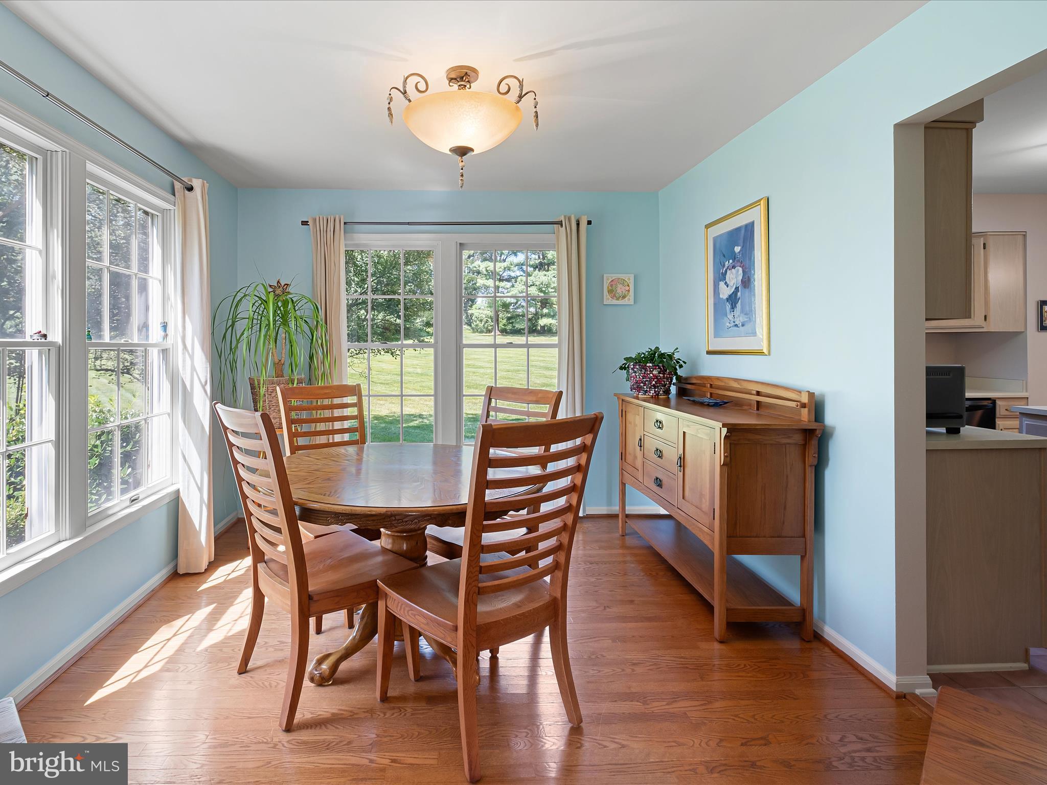 314 Edinburgh Road Chadds Ford, PA 19317 - Photo 13 of 29 a view of a dining room with furniture window and wooden floor