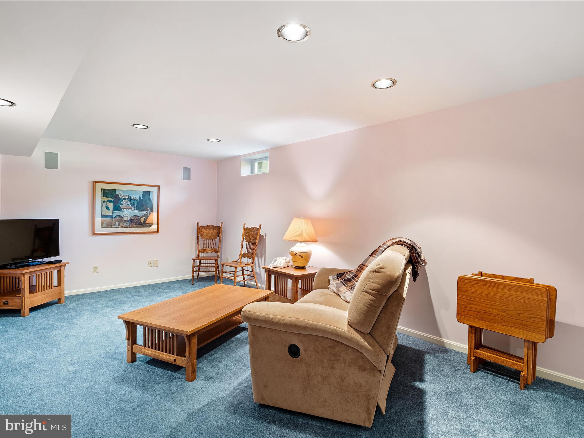 314 Edinburgh Road Chadds Ford, PA 19317 - Photo 20 of 29 a living room with furniture and a flat screen tv