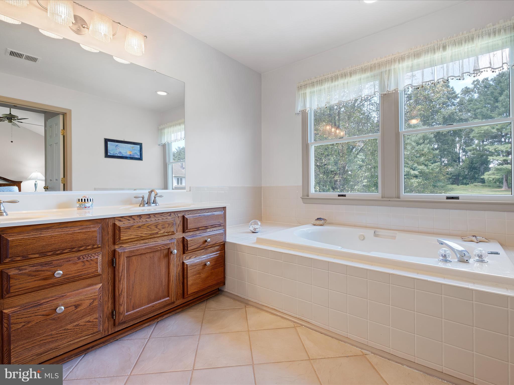 314 Edinburgh Road Chadds Ford, PA 19317 - Photo 25 of 29 a spacious bathroom with a tub sink and mirror