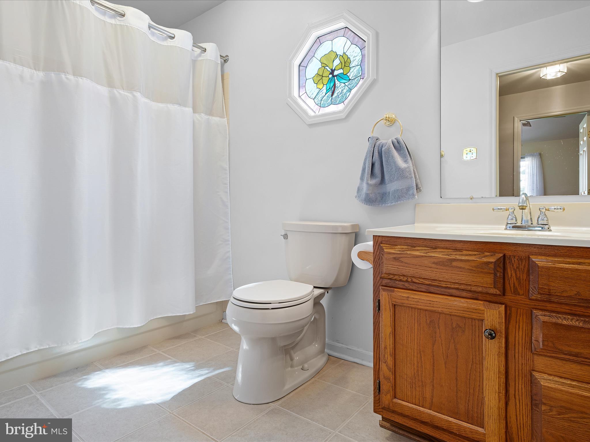 314 Edinburgh Road Chadds Ford, PA 19317 - Photo 28 of 29 a bathroom with a sink a toilet and a window