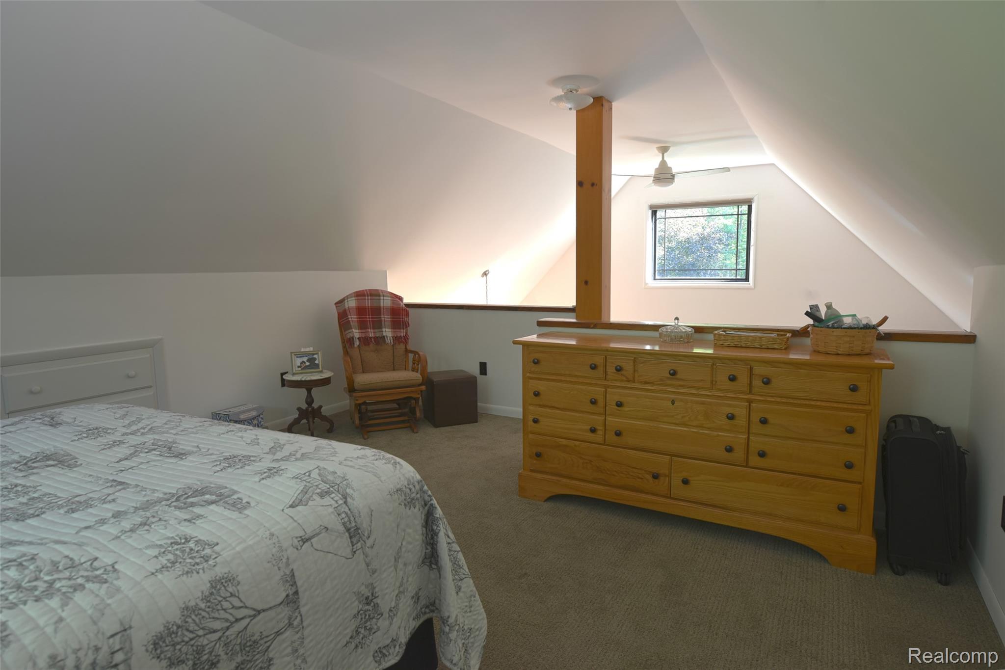 5799 Goodar Road South Branch, MI 48761 - Photo 29 of 58 spacious Lofted bedroom area with built-in dresser and side storage area