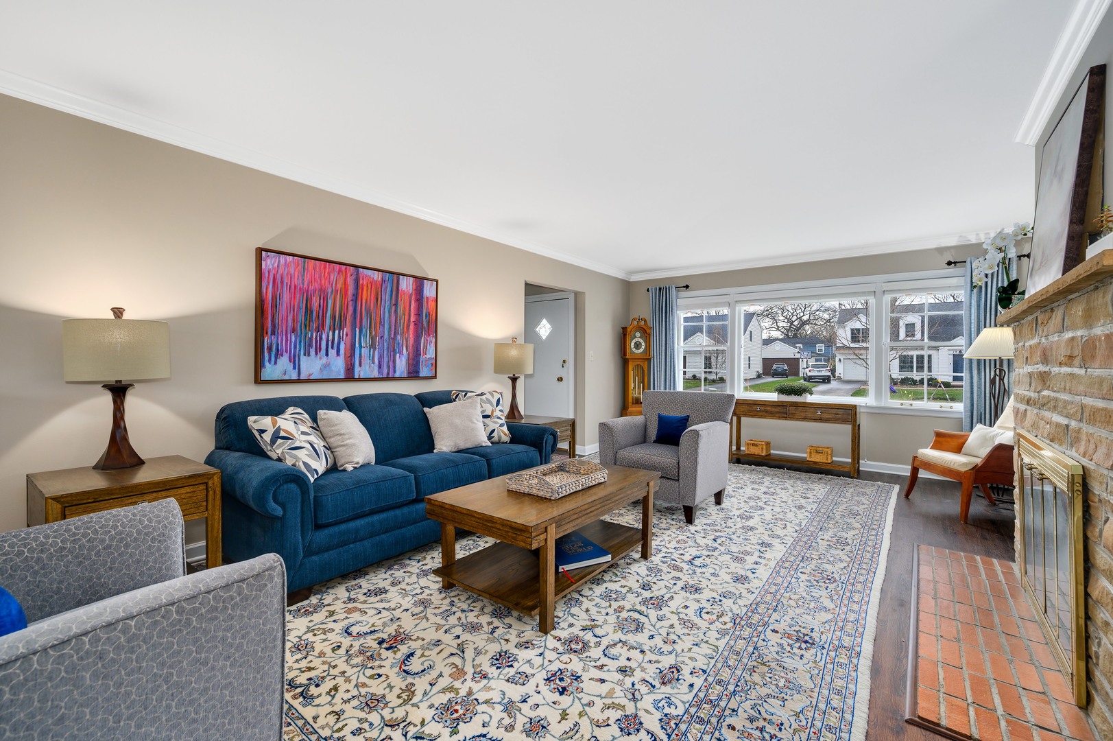 1924 Linneman Street Glenview, IL 60025 - Photo 2 of 24 a living room with furniture rug and window