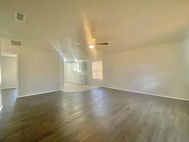 wooden floor in an empty room