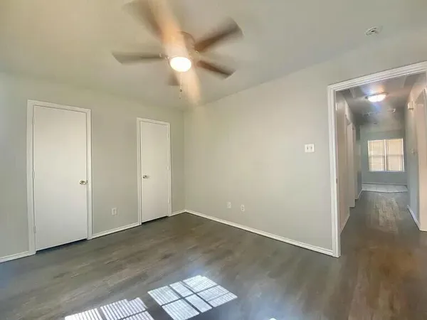 wooden floor in an empty room