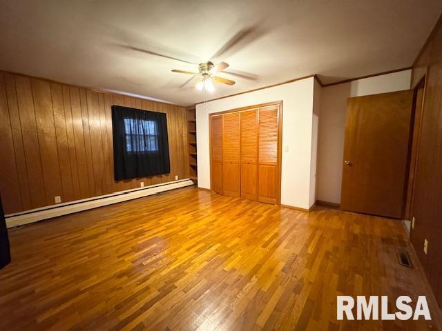 5267 Old North Road Christopher, IL 62822 - Photo 43 of 66 a view of an empty room with window and wooden floor