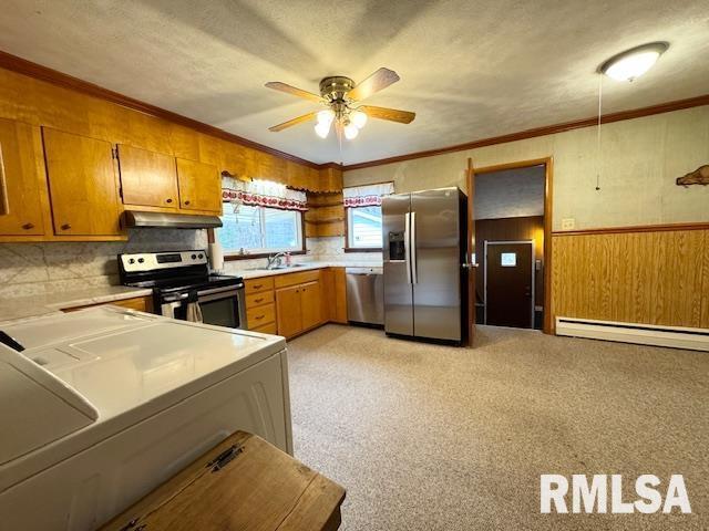 5267 Old North Road Christopher, IL 62822 - Photo 48 of 66 a kitchen with stainless steel appliances granite countertop a sink refrigerator and cabinets