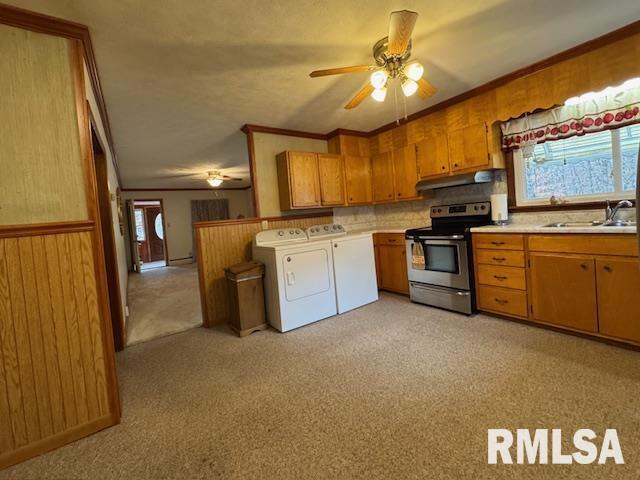 5267 Old North Road Christopher, IL 62822 - Photo 49 of 66 a kitchen with stainless steel appliances granite countertop a stove a sink and a refrigerator