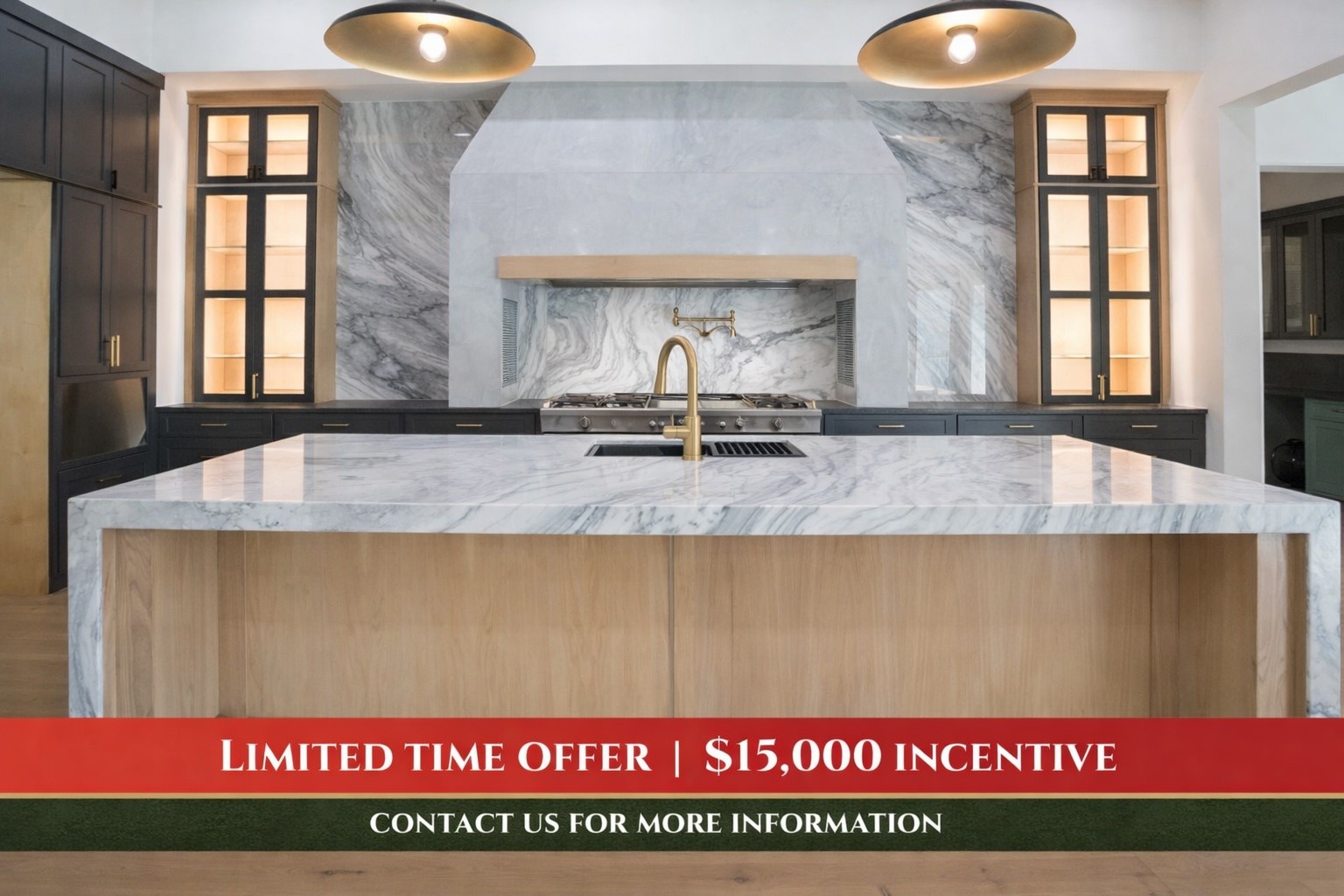 a view of kitchen with granite countertop lots of counter top space