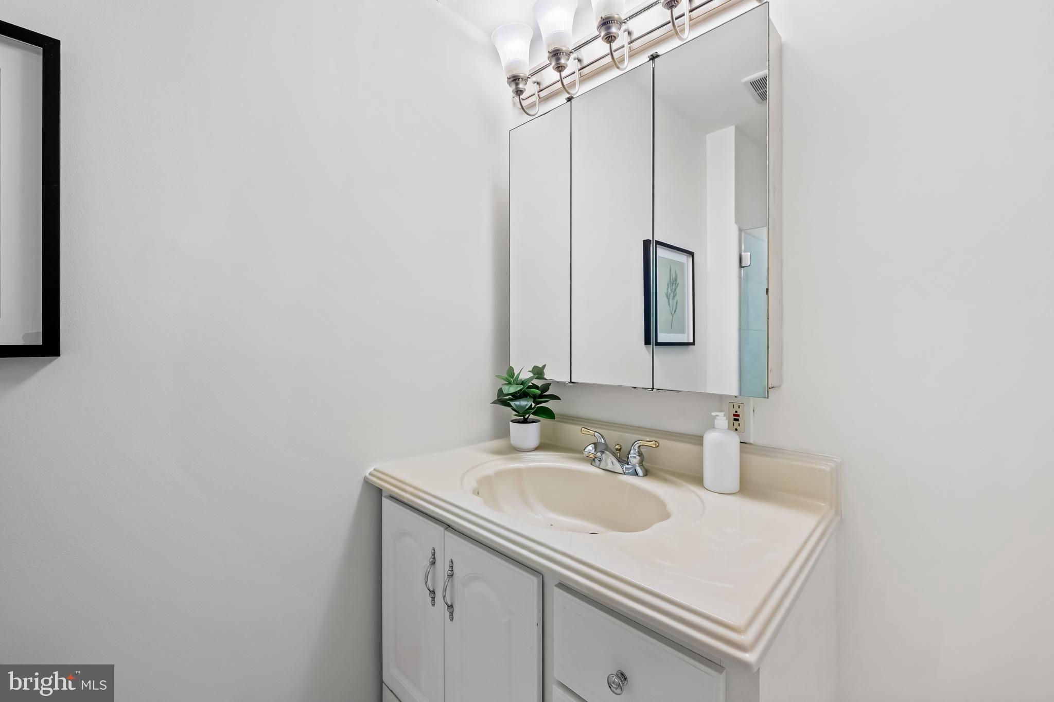 254 Waxter Way Baltimore, MD 21217 - Photo 25 of 44 a bathroom with a sink and a mirror