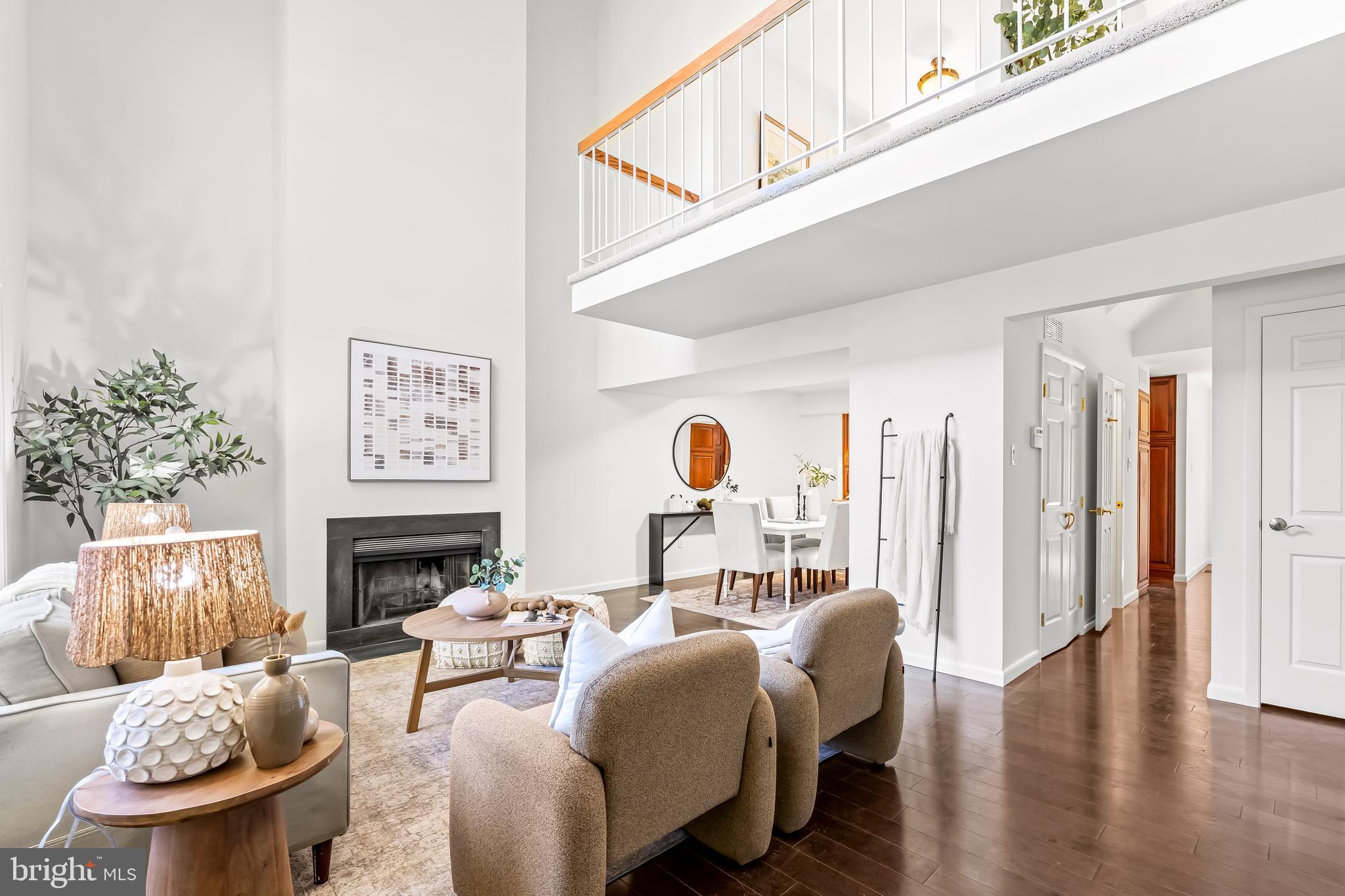 254 Waxter Way Baltimore, MD 21217 - Photo 41 of 44 a living room with furniture and a fireplace