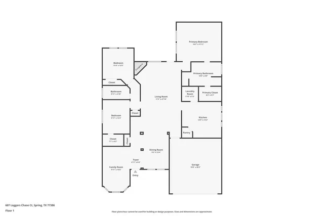 $1,910 | 607 Loggers Chase Court, Spring, TX 77386