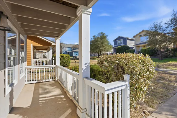 a view of a porch