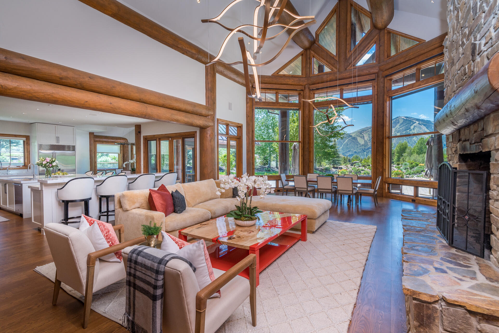 100 Fairway Road Sun Valley, ID 83353 - Photo 5 of 37 Great Room/Kitchen