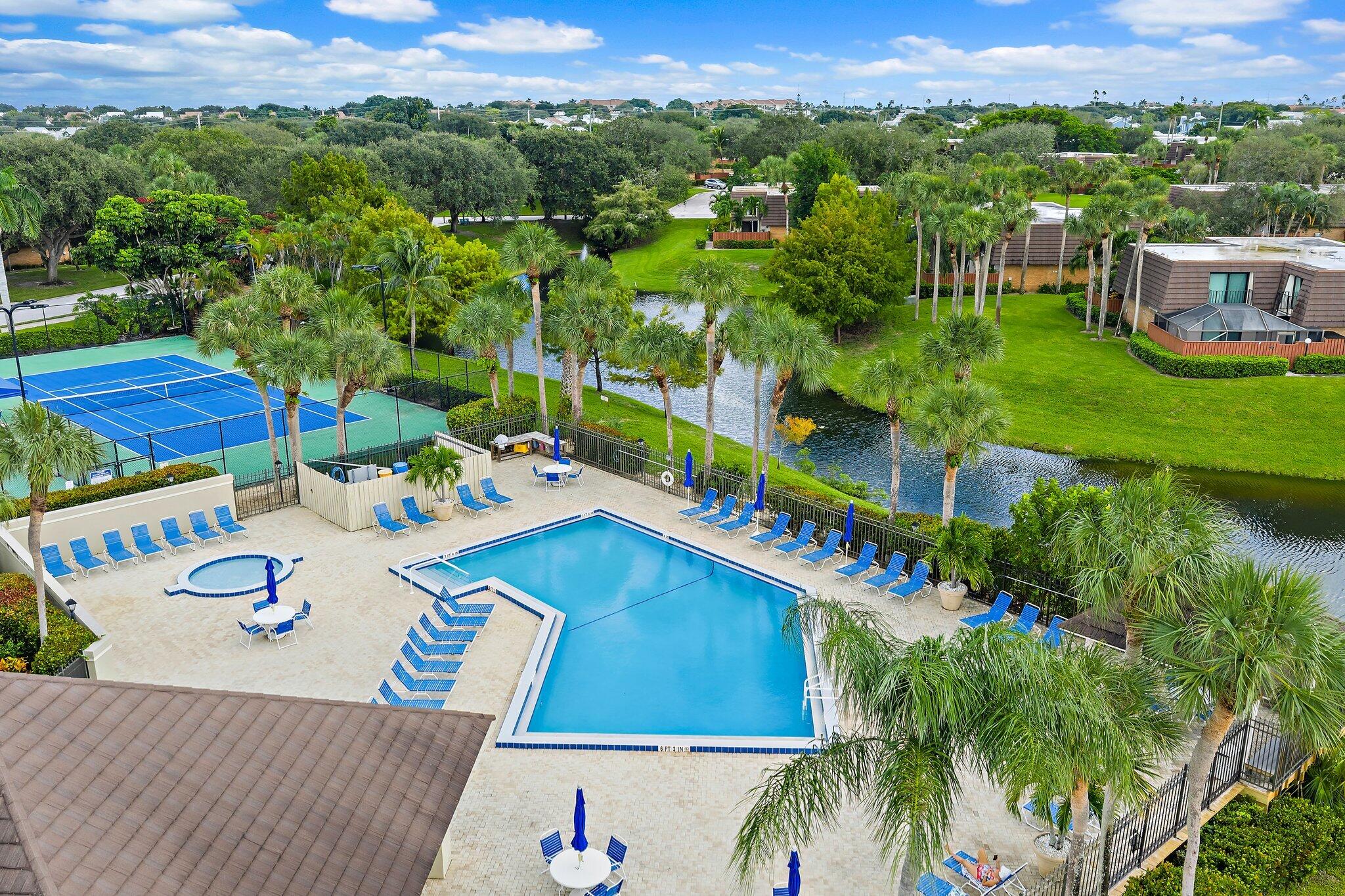 1514 15th Court Jupiter, FL 33477 - Photo 25 of 25 an aerial view of a house a yard and mountain