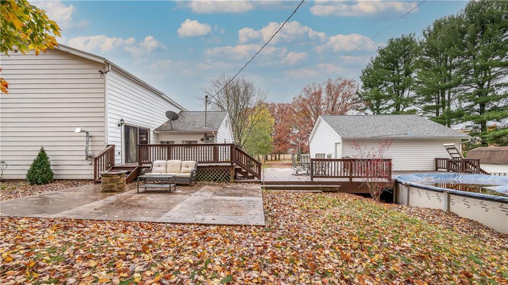 221 Kelly Road Slippery Rock, PA 16057 - Photo 23 of 25 More patio and the 24' swimming pool