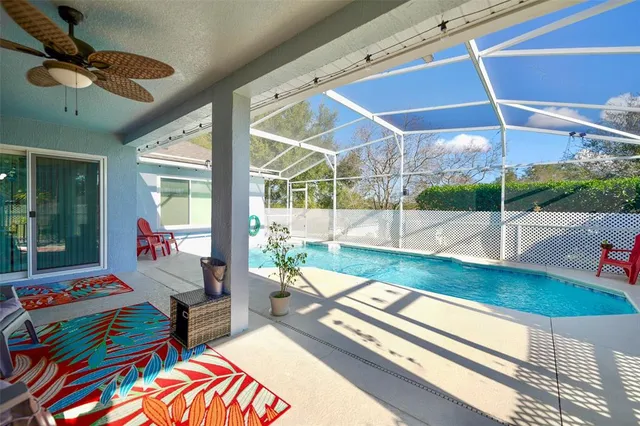 a outdoor space with patio furniture